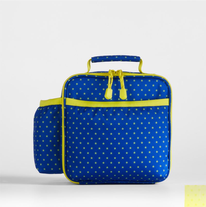 Lucky Stars Blue Soft Insulated Kids Lunch Box