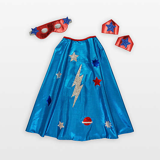 Meri Meri Blue Kids Superhero Costume