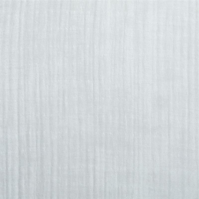 63" Blue Tie Muslin Organic Cotton Curtain Panel - image 3 of 4