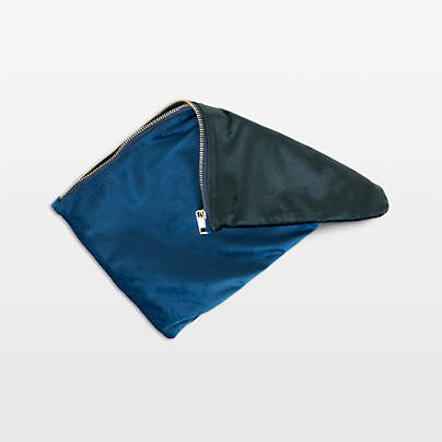 Bam Bird Boutique Blue Velvet Tile Bag