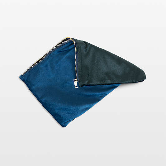 Bam Bird Boutique Blue Velvet Tile Bag