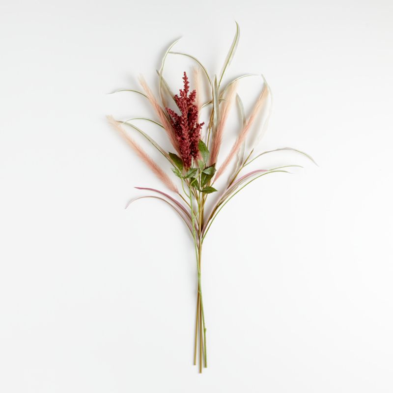 Faux Blush Foxtail Bunch 30" - image 0 of 3