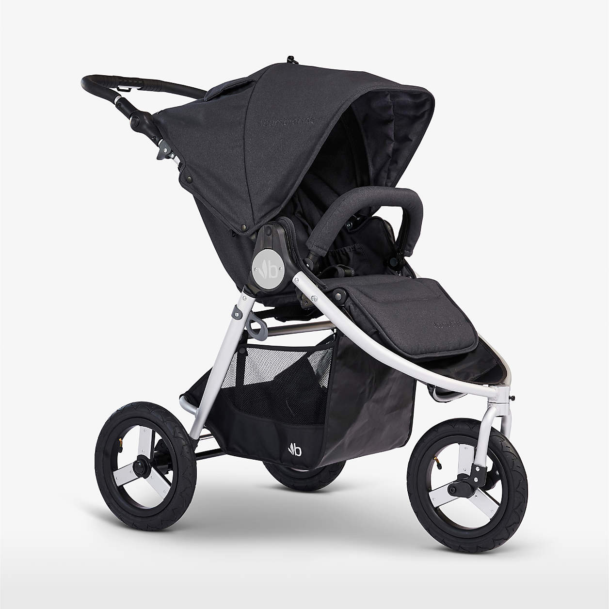 bumbleride Indie All-Terrain Dusk Grey Jogging Baby Stroller | Crate & Kids