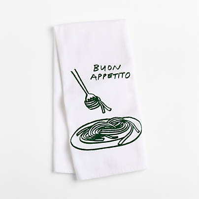 Buon Appetito Pasta Organic Cotton Dish Towel
