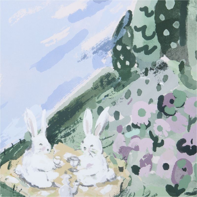 Bunny Picnic by Jimmy Thompson Framed Wall Art Print - image 4 of 5