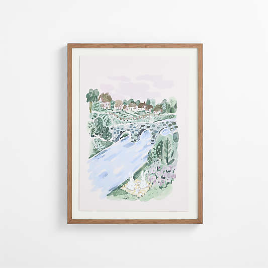 Bunny Picnic by Jimmy Thompson Framed Wall Art Print