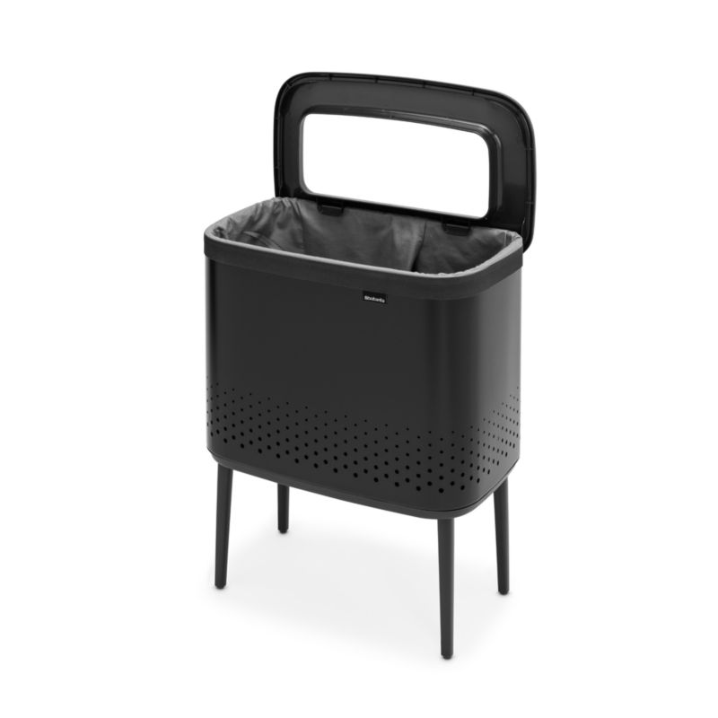 Brabantia Bo 16-Gallon Black Metal Laundry Hamper - image 7 of 11