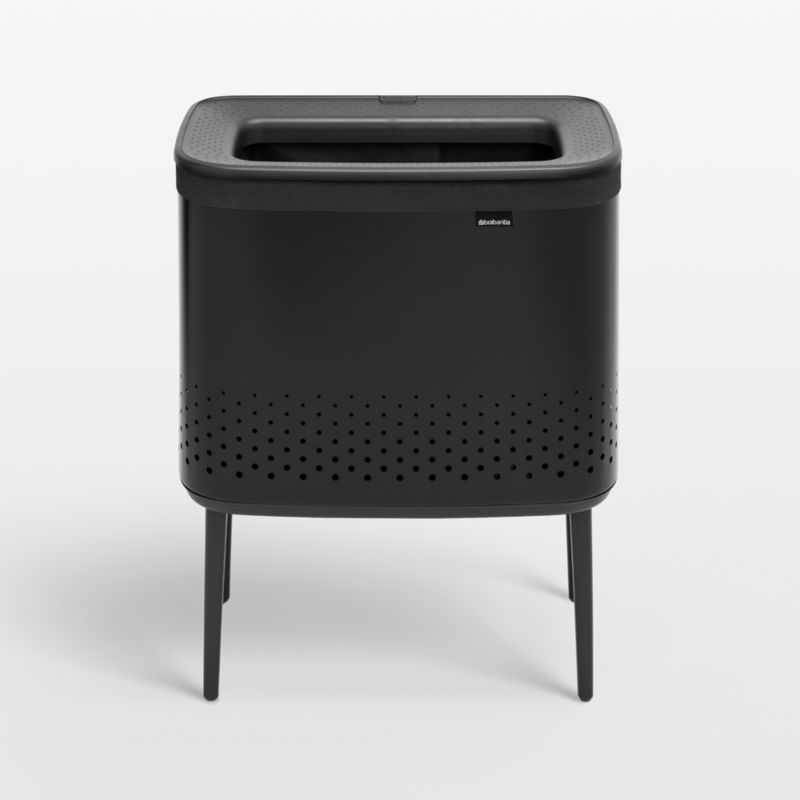 Brabantia Bo 16-Gallon Black Metal Laundry Hamper - image 0 of 11