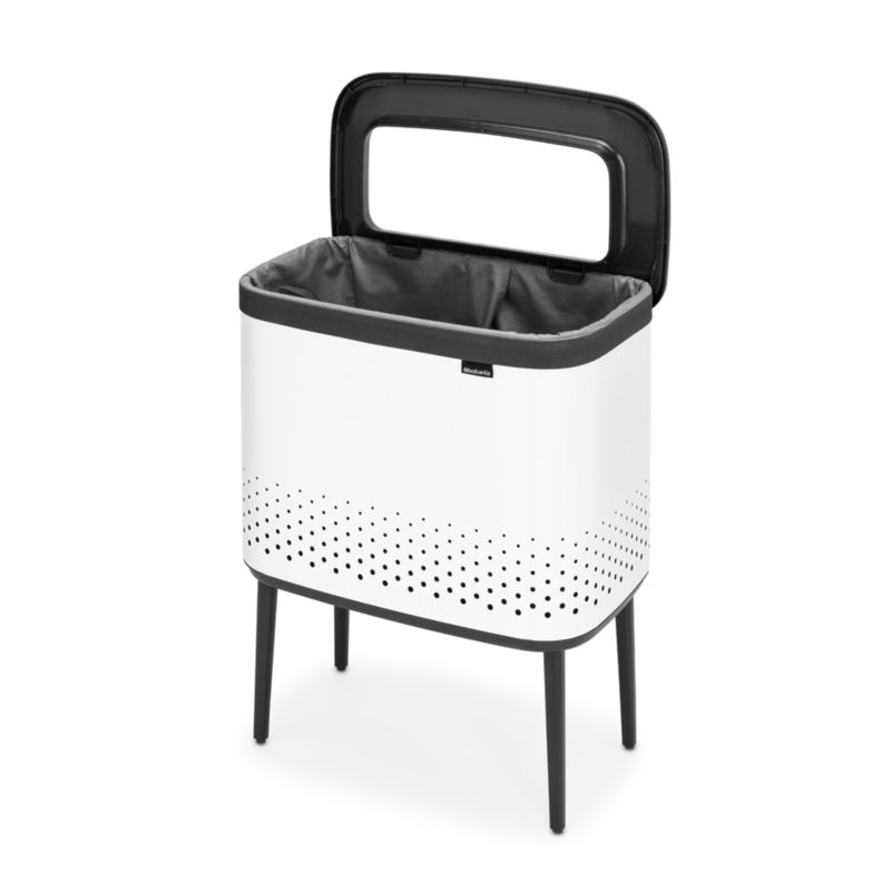 Brabantia Bo 16-Gallon White Metal Laundry Hamper - image 7 of 10