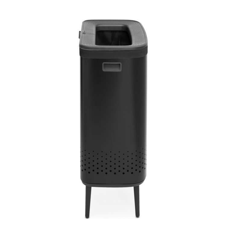 Brabantia Bo 23.8-Gallon Black Metal Divided Laundry Hamper - image 6 of 10