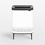 Steele ® Tall Black Canvas Storage and Laundry Basket