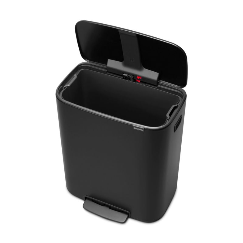 Brabantia Bo Step On Trash Can, Matte Black, 16 Gallon - image 7 of 8