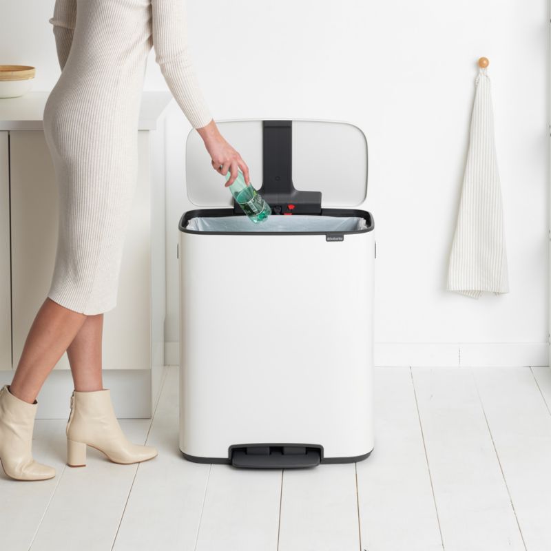 Brabantia Bo Step On Trash Can, White, 16 Gallon - image 5 of 10