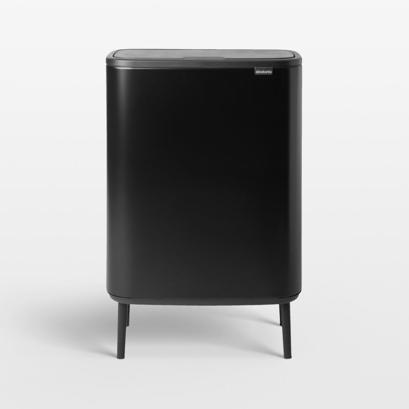 Brabantia Bo Hi Touch Top Trash Can, Matte Black, 16 Gallon - image 0 of 10