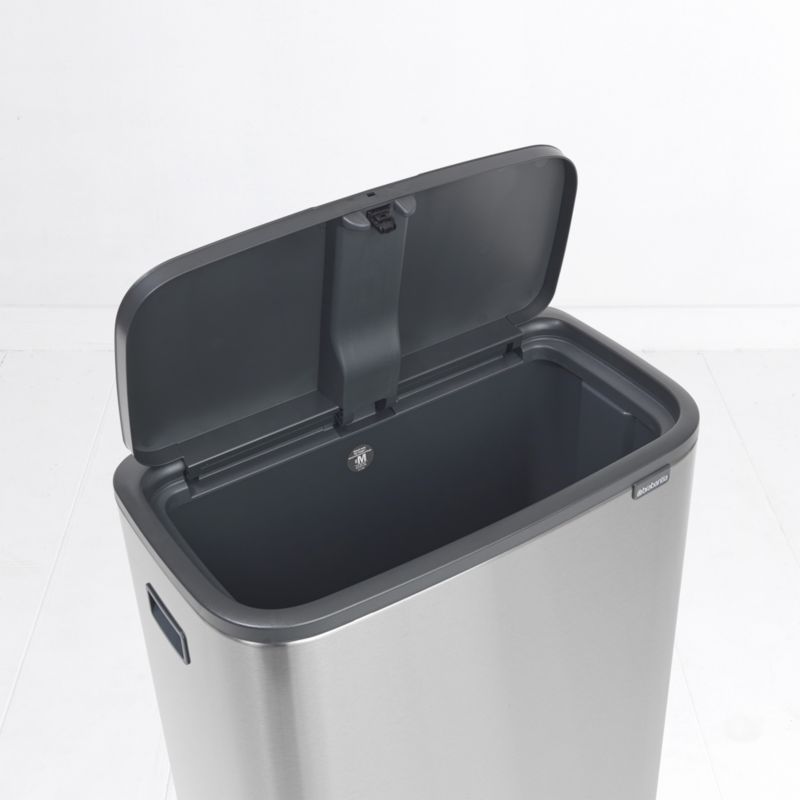 Brabantia Bo Hi Touch Top Trash Can, Matte Steel Fingerprint Proof, 16 Gallon - image 6 of 11