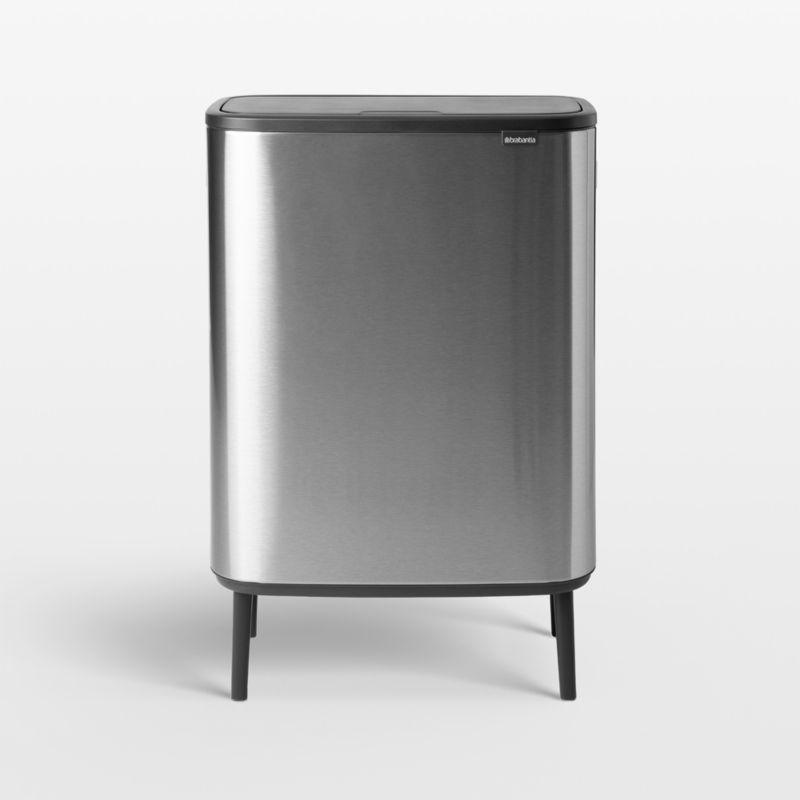 Brabantia Bo Hi Touch Top Trash Can, Matte Steel Fingerprint Proof, 16 Gallon - image 0 of 11