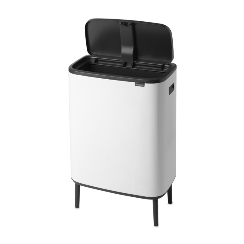 Brabantia Bo Hi Touch Top Trash Can, White, 16 Gallon - image 8 of 10