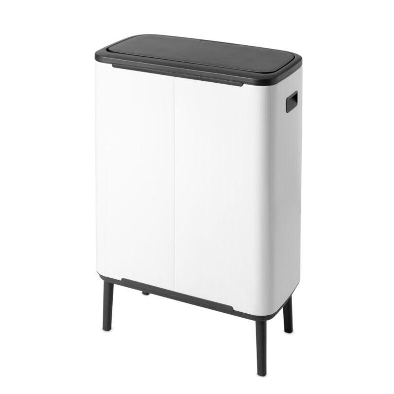 Brabantia Bo Hi Touch Top Trash Can, White, 16 Gallon - image 9 of 10