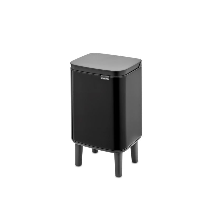 Brabantia Bo Hi Trash Can, Matte Black, 1.1 Gallon - image 5 of 8