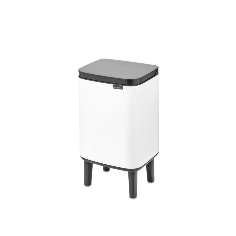 Brabantia Bo Hi Trash Can, White, 1.1 Gallon - image 4 of 7