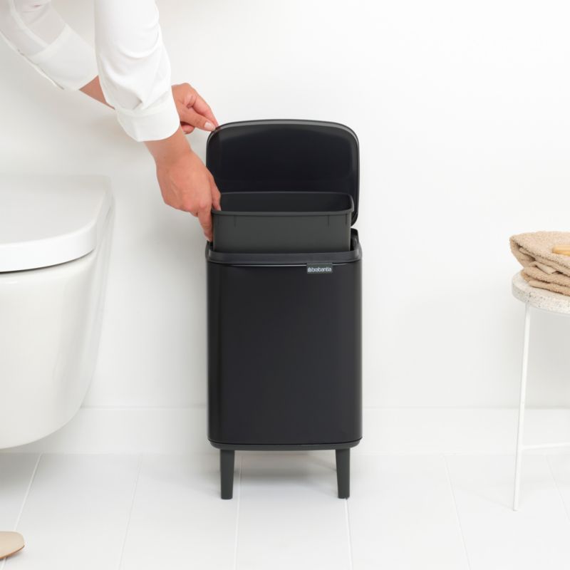 Brabantia Bo Hi Trash Can, Matte Black, 1.8 Gallon - image 5 of 10