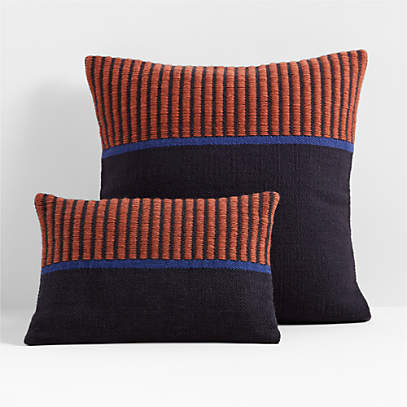 Navy and hot sale red pillows