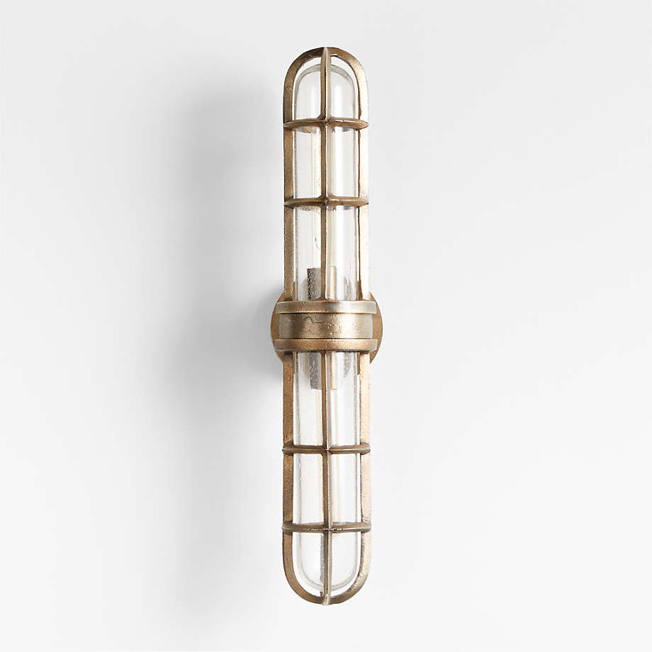 Boathouse Metal Cage Wall Sconce 