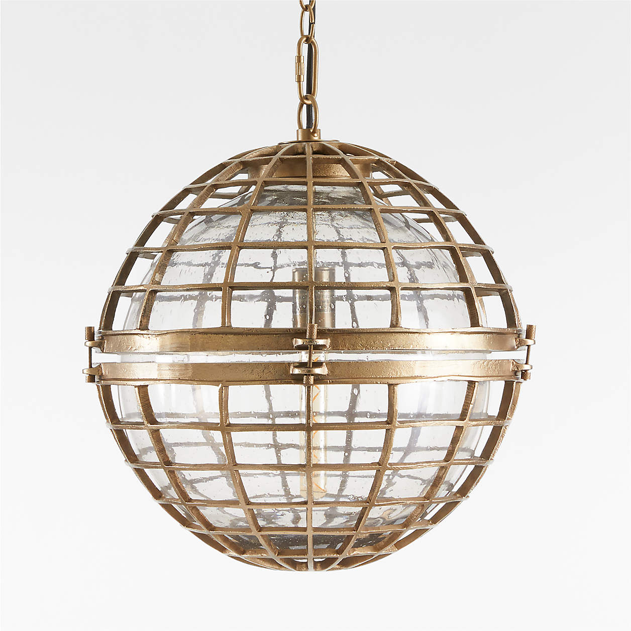 Boathouse Round Metal Cage Pendant Light by Leanne Ford Crate