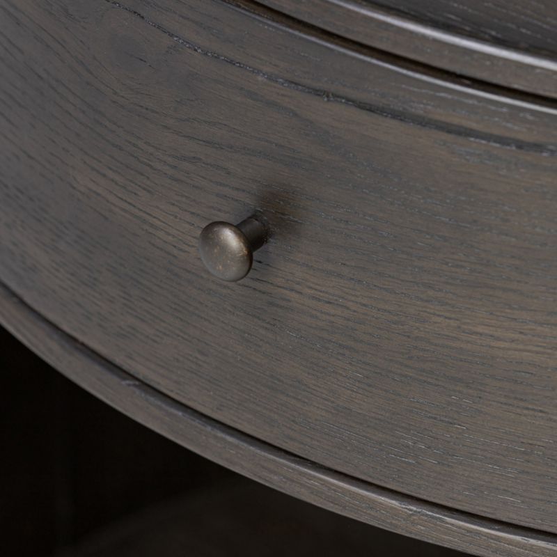 Bode 26" Smoked Black Oak Nightstand - image 8 of 9
