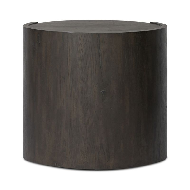 Bode 26" Smoked Black Oak Nightstand - image 5 of 9