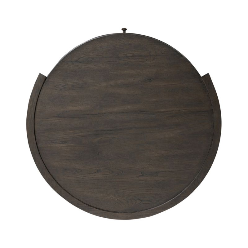 Bode 26" Smoked Black Oak Nightstand - image 6 of 9