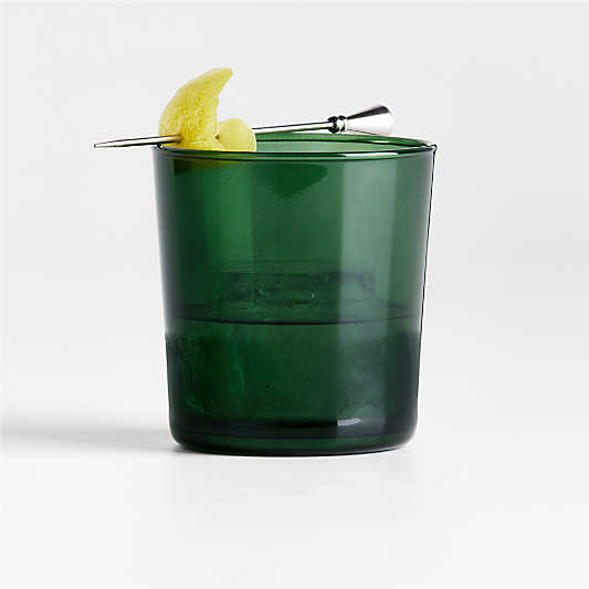 Bodega 12-Oz. Double Old-Fashioned Green Glass