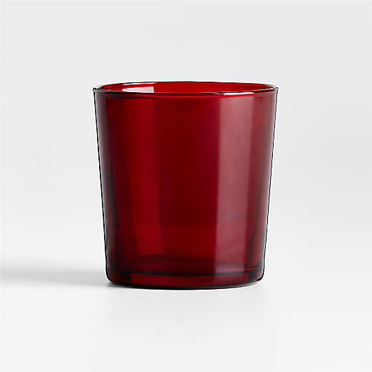 Bodega 12-Oz. Double Old-Fashioned Red Glass