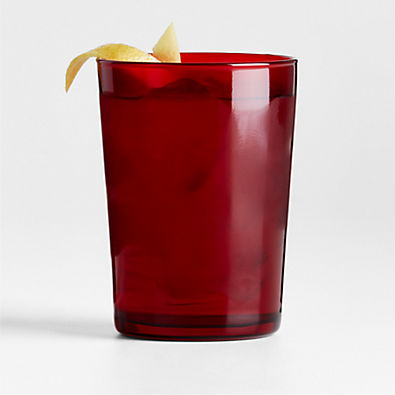 View Bodega 17-Oz. Highball Red Glass details