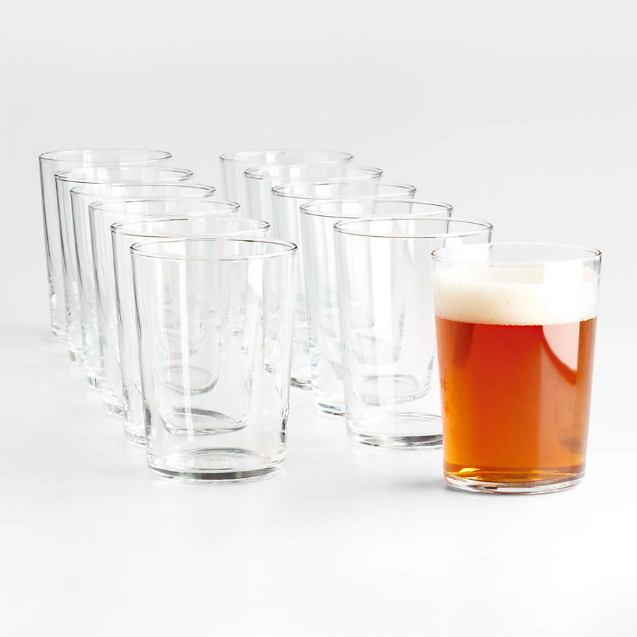 Drinking Glasses Set of 12, Durable Glassware Set Includes 6-17oz