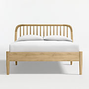 Nova Indigo Dyed Ash Wood Kids Nightstand with Drawer