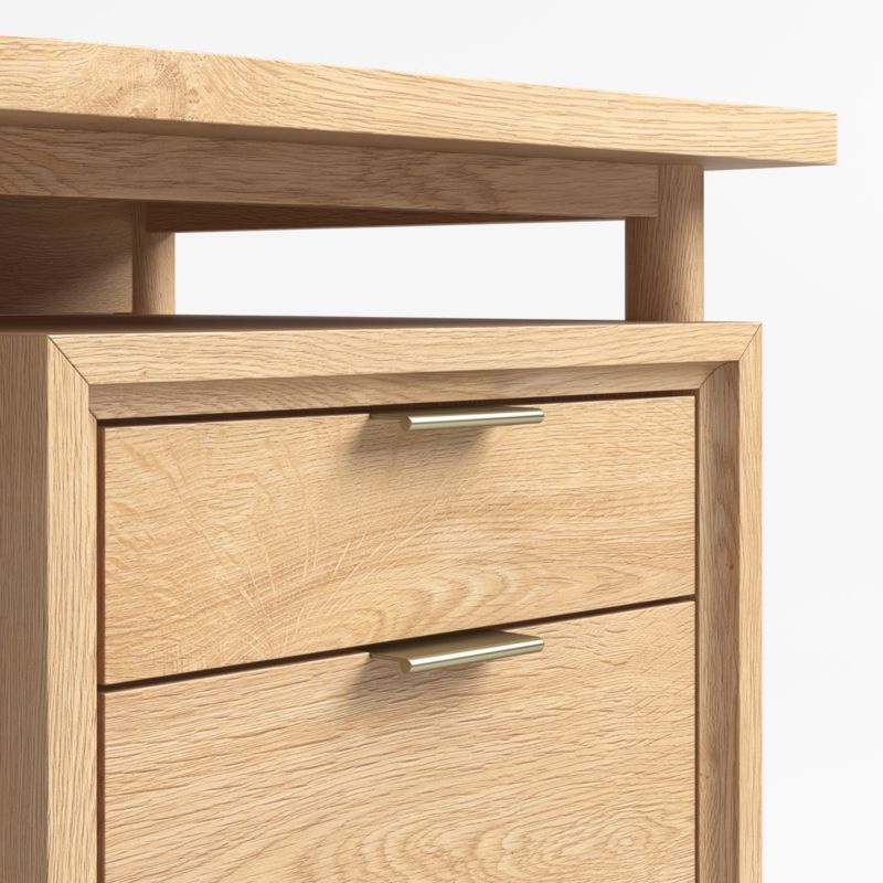 Bodie Natural Wood 3-Drawer Kids Desk - image 10 of 13