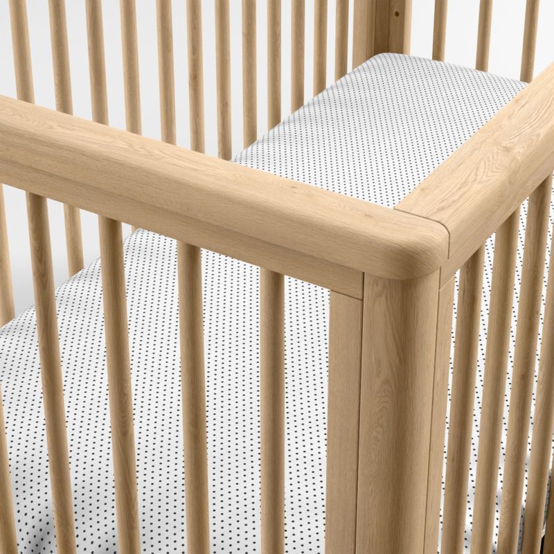 Bodie Natural Oak Wood Convertible Baby Crib - image 17 of 24