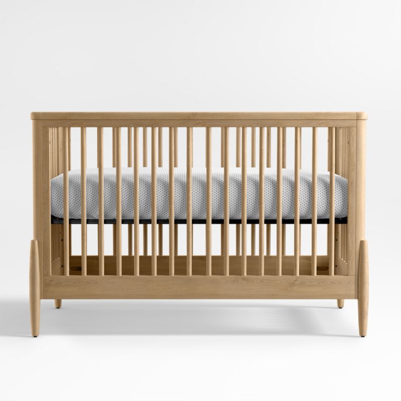 Bodie Natural Oak Wood Convertible Baby Crib - image 14 of 24