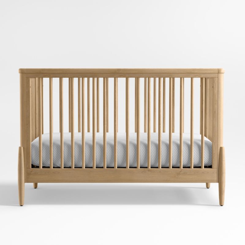 Bodie Natural Oak Wood Convertible Baby Crib - image 16 of 24