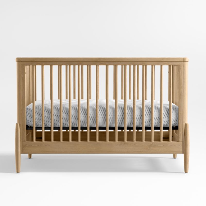 Bodie Natural Oak Wood Convertible Baby Crib - image 15 of 24