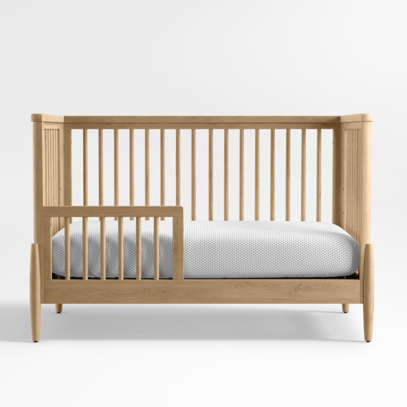 Bodie Natural Oak Wood Toddler Bed Rail