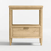 Canyon Natural Wood 2-Drawer Kids Nightstand by Leanne Ford