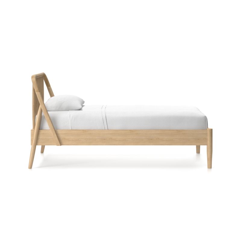 Bodie Spindle Natural Oak Wood Kids Twin Bed - image 11 of 16