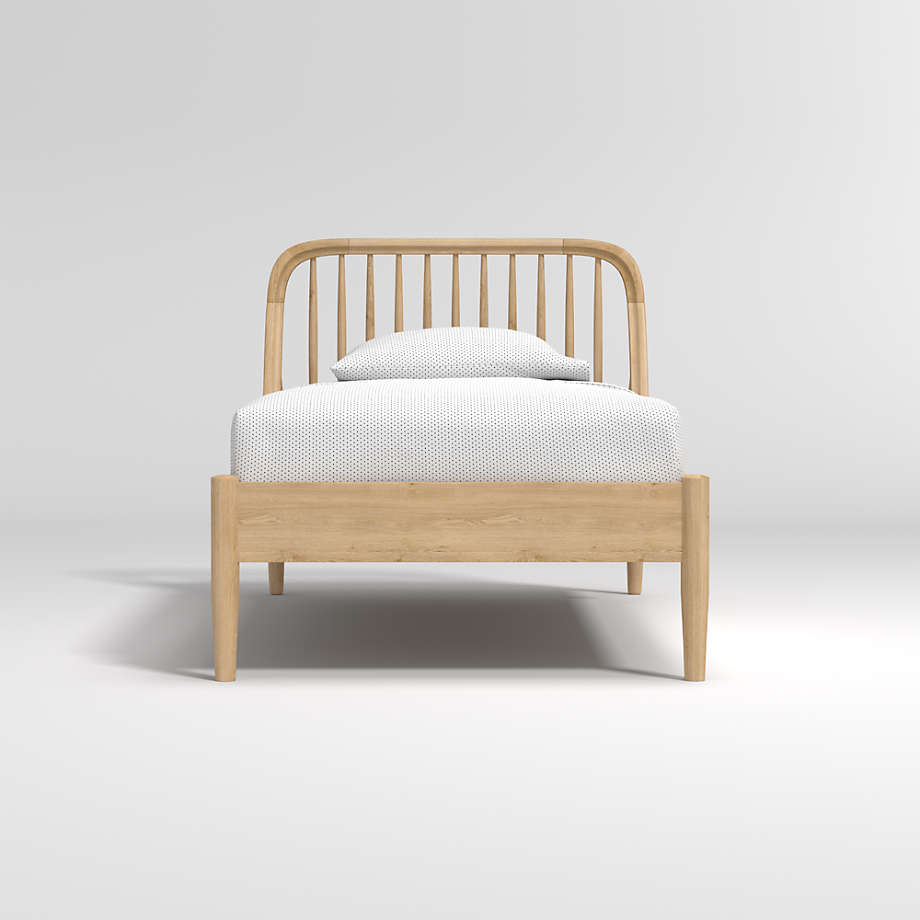 Bodie Oak Spindle Bed Crate Kids, Crate And Barrel Twin Bed With Trundle