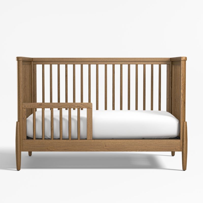 Bodie Flax Brown Wood Toddler Bed Rail - image 1 of 2