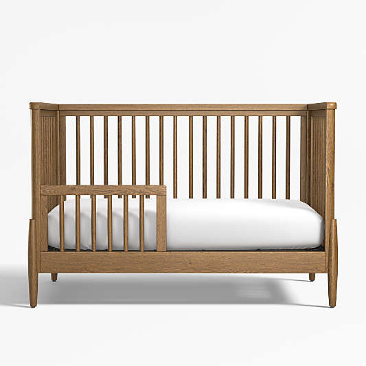 Bodie Flax Brown Wood Toddler Bed Rail