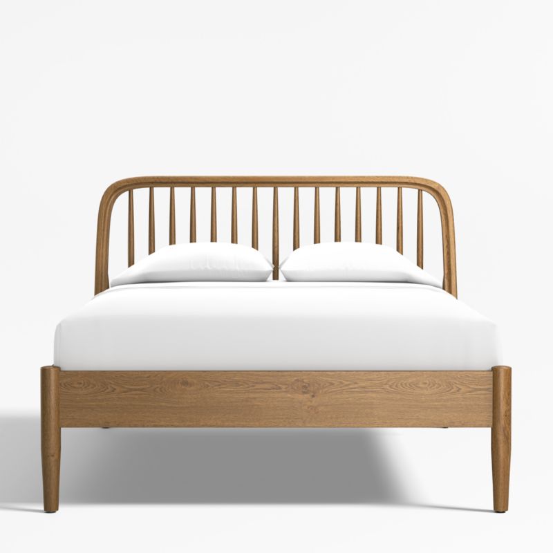 Bodie Spindle Flax Brown Wood Kids Full Bed - image 5 of 7