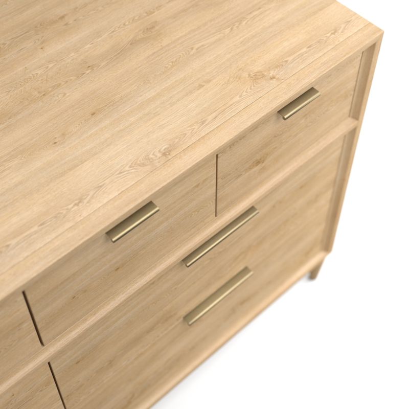 Bodie Natural Oak Wood Wide 8-Drawer Kids Dresser - image 18 of 23