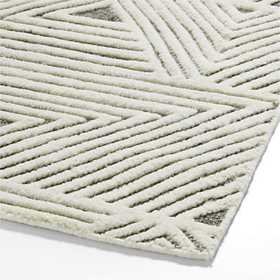 Macon Ivory Chenille Rug 12x18 Swatch